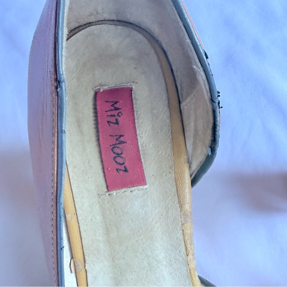 Miz Mooz Tan Peep-Toe Heels - Picture 4 of 10